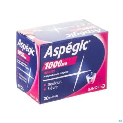 Aspegic 1000 mg  20 sachets