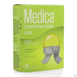 Medica 36 Comprimés à Sucer Pour La Gorge Lemon