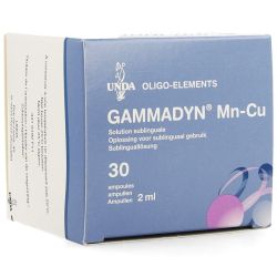 Gammadyn Manganese - Cuivre 30 ampoules 2 ml