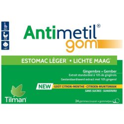 Antimetil Gom 24 Gommes à Sucer