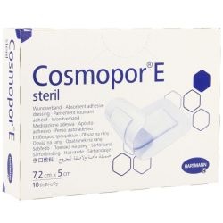 Cosmopor E Pansement Stérile Autodhésif 7,2 x 5 cm 10 Unités