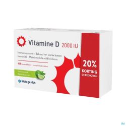 Vitamine D 2000 IU 168 comprimés à mâcher PROMO -20%