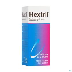 Hextril 0,1% Solution pour Bain de Bouche 400 ml