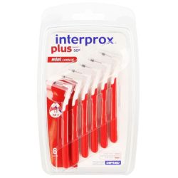 Interprox Plus Mini Conique Rouge Brosse Interdentaire 6 pièces
