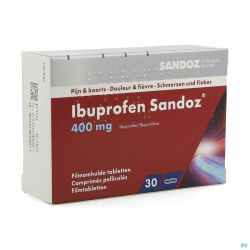 Ibuprofen 400mg 30 Comprimés Pelliculés