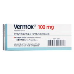 Vermox Comprimés 6 x 100 mg