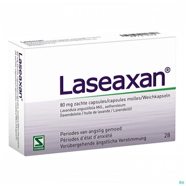 Laseaxan 80 mg 28 Capsules Molles