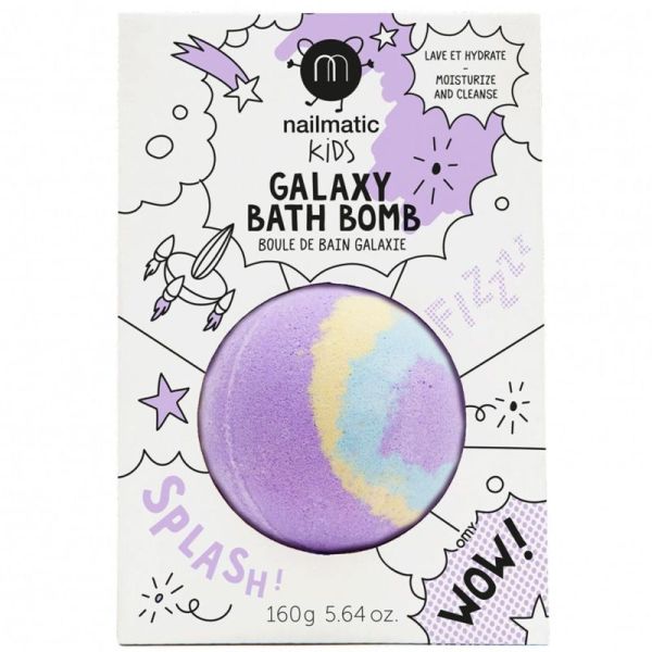 Kids Boule de Bain Violet-Jaune-Rose 160g