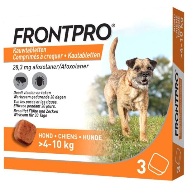 FRONTPRO 28MG 4-10KG CHIEN COMP CROQ 3