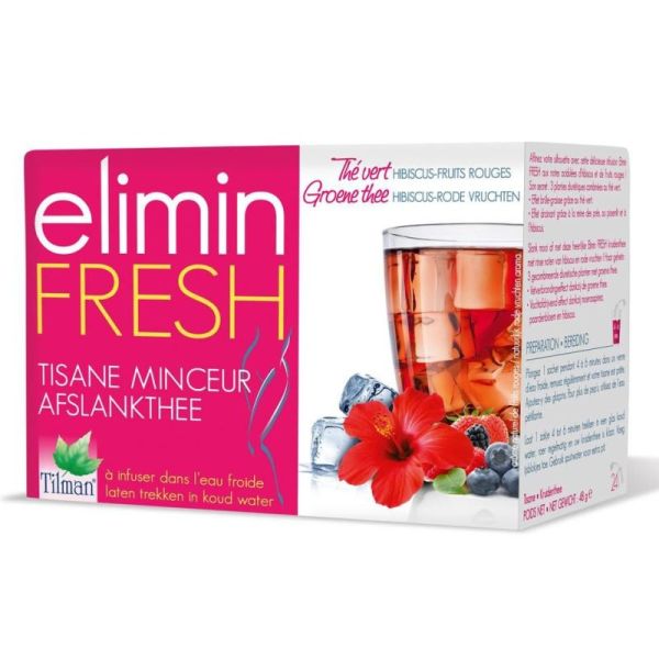 Elimin Fresh Hibiscus - Fruits Rouges 24 Sachets Infusions