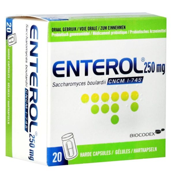 Enterol Gélules 20 x 250 mg