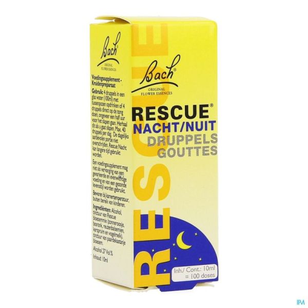 Bach Rescue Nuit gouttes 10ml