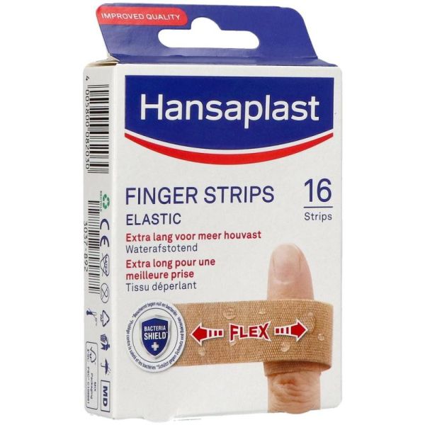 Finger Strips Elastic 16 Pansements