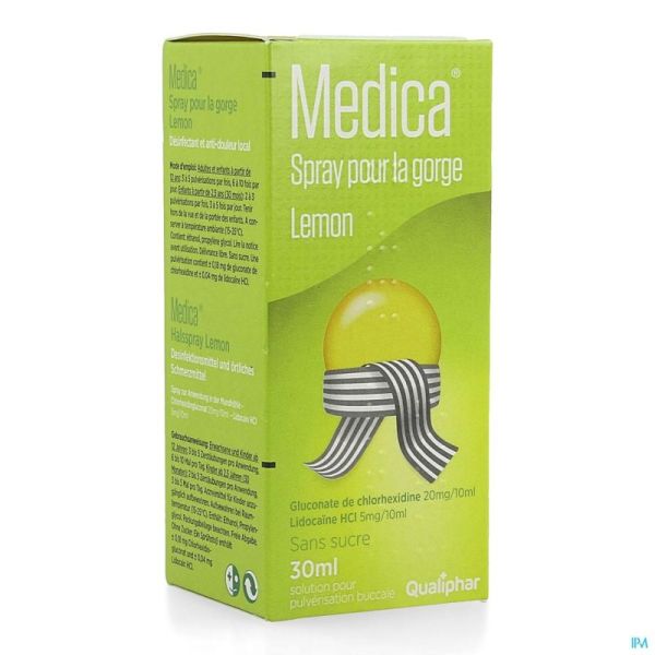 Medica Spray Pour La Gorge Lemon 30ml