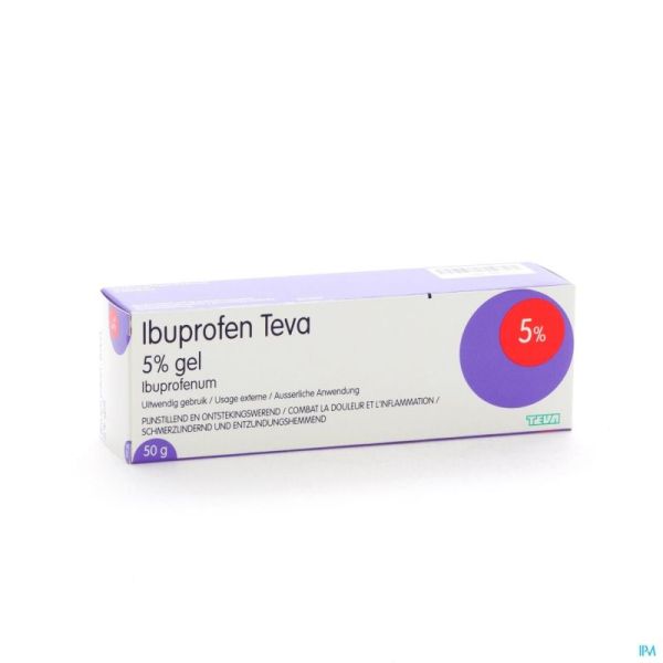Ibuprofen 5% Gel Tube 50g
