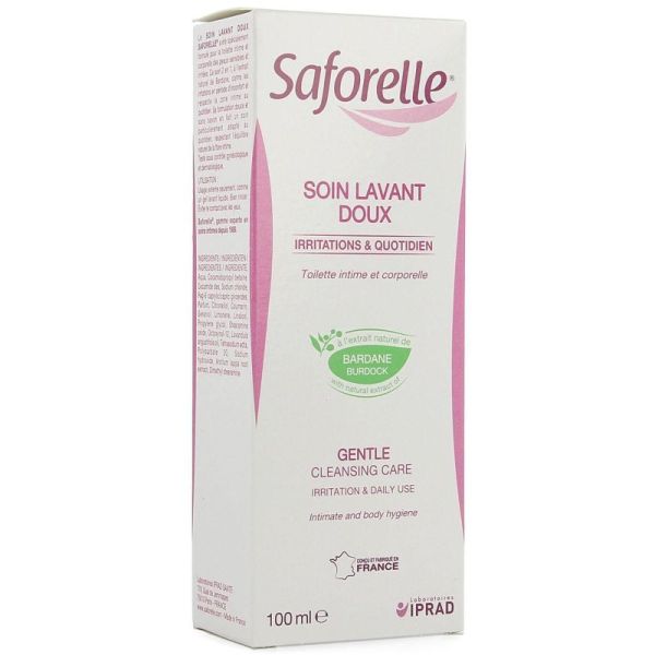 Saforelle Soin Lavant Doux Solution 100 ml