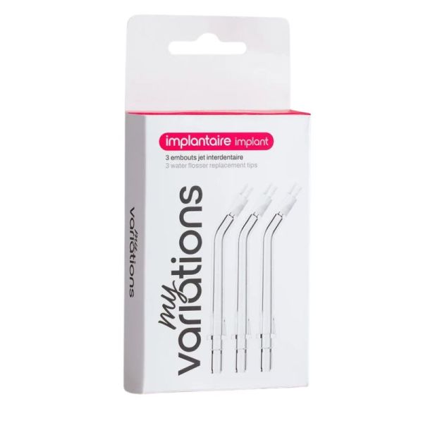 My Variations Pack 3 Embouts Implantaires Pour Hydropulseur