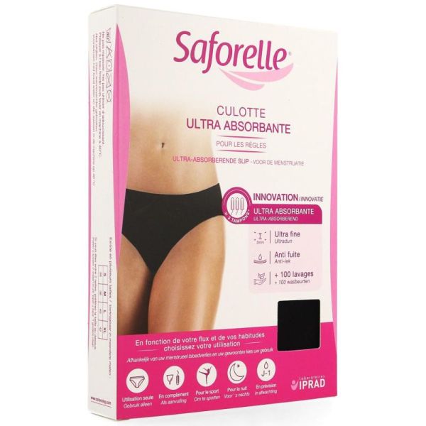 Saforelle Culotte Menstruelle Absorbante Taille M