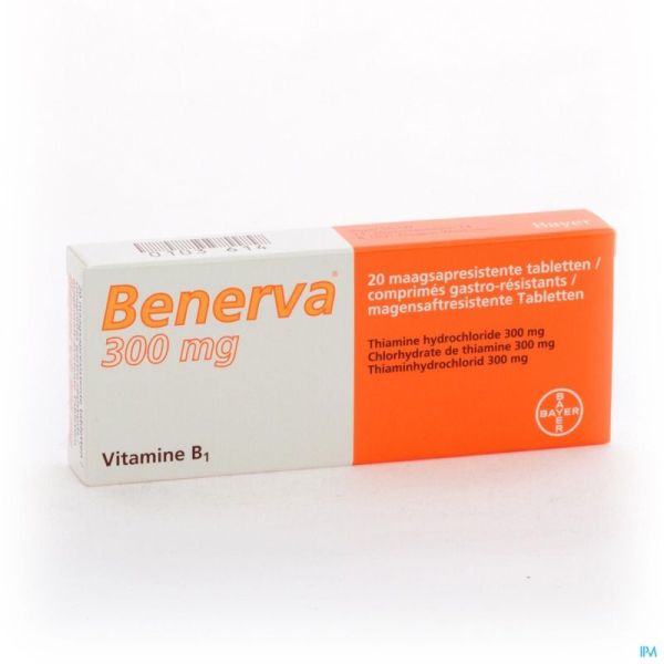 Benerva 300mg 20 comprimés