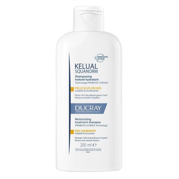 Kelual Squanorm Shampooing Pellicules Sèches 200 ml