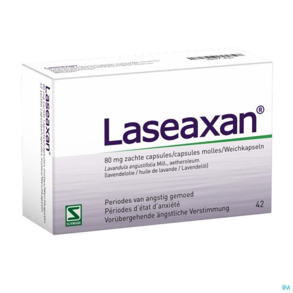 Laseaxan 80 mg 42 Capsules Molles