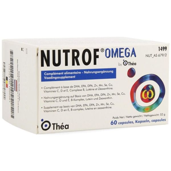 Nutrof Omega Supplément Alimentaire Yeux 60 Capsules