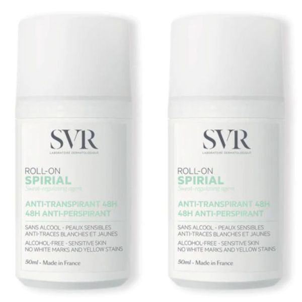 Spirial Roll-on Déodorant Anti-Transpirant 48H 2 x 50 ml