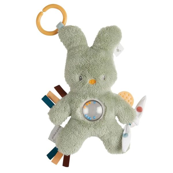 Doudou d'Activités Lapin Tipidou Vert