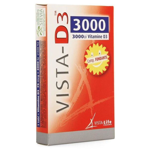 Vista-D3 3000 60 Comprimés Fondants
