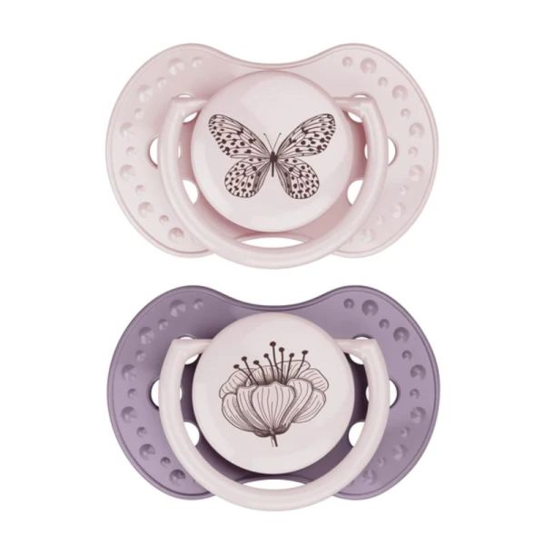 Sucette Dynamique 3-6 mois Botanic Pink - Purple