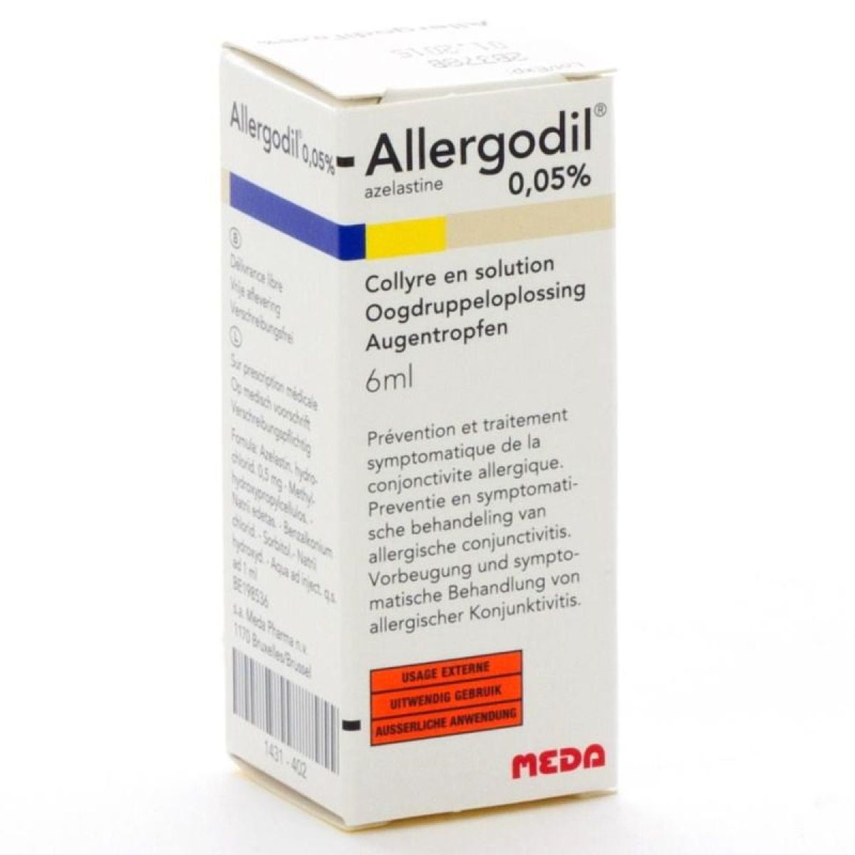 Allergodil Collyre Fl 6ml