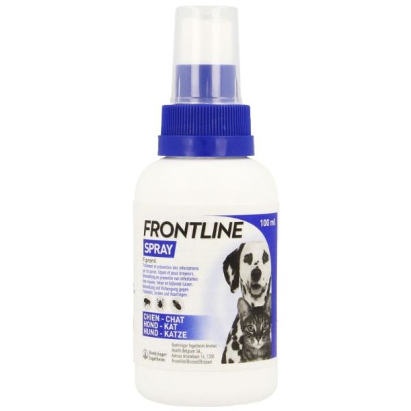 Frontline Spray Chien et Chat 100 ml