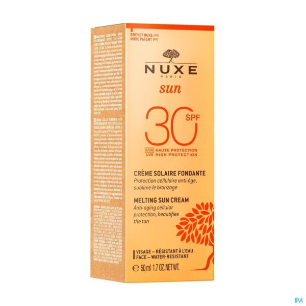 Crème Solaire Fondante SPF30 Visage 50ml
