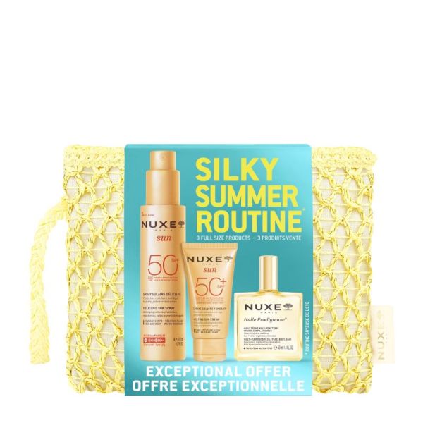 Trousse Sun Summer Silky Routine 3 produits