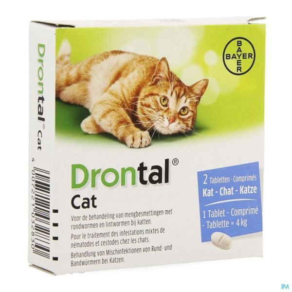 Drontal Cat 2 comprimés