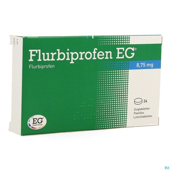Flurbiprofen 8,75mg 24 pastilles a sucer