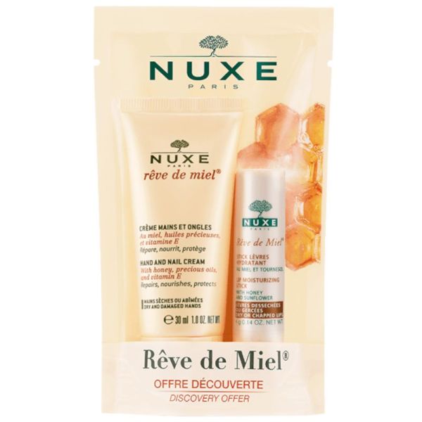 Rêve de Miel Stick à Lèvres 4 g + Crème Mains & Ongles 30 ml