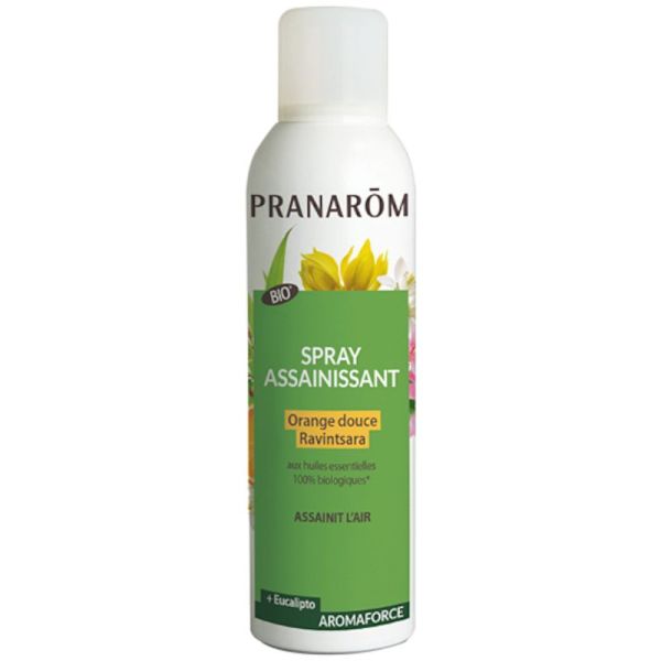 Aromaforce Bio Spray Assainissant Orange douce - Ravintsara 150 ml + 50 ml Offert