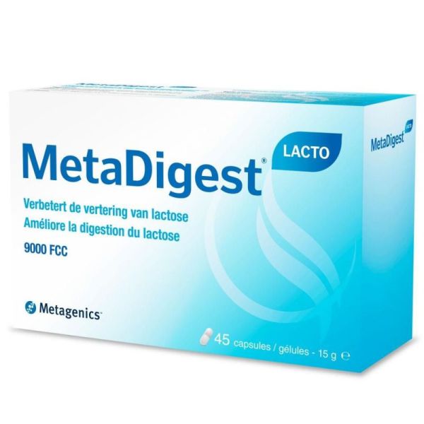 Metadigest Lacto 45 gélules