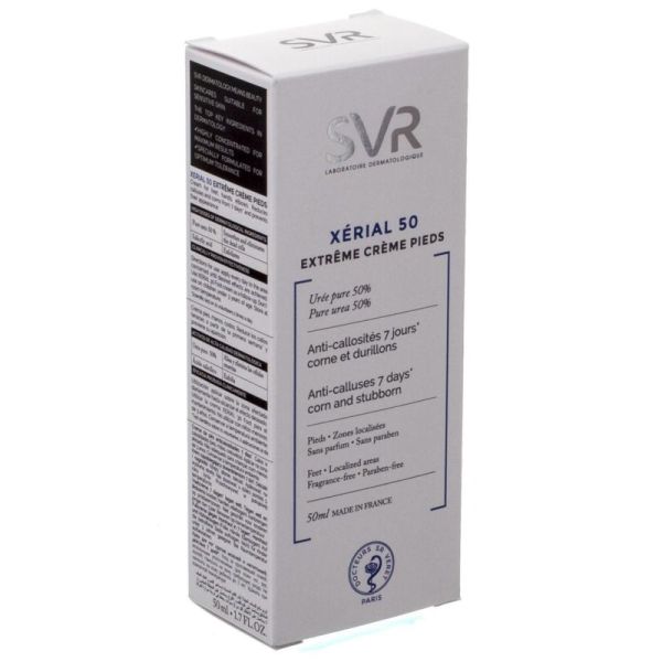 Xérial 50 Extrême Crème Pieds Tube 50 ml