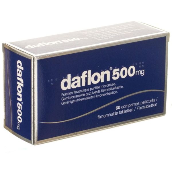 Daflon 500mg 60 Comprimés