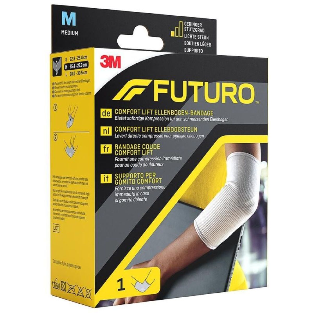 Futuro Knee Sport Support Réglable Modéré, l'unité