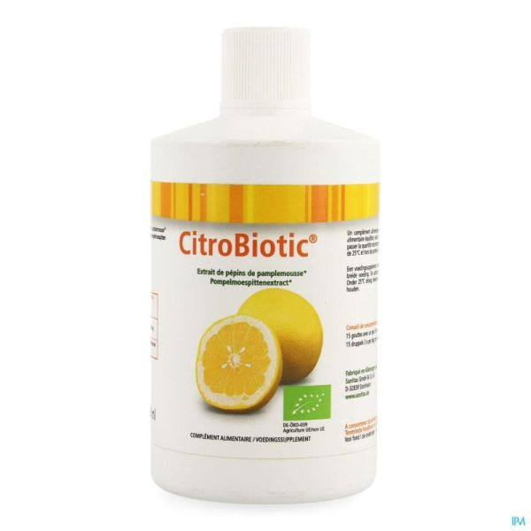 Citrobiotic Extrait Pepins Pamplemousse 250ml