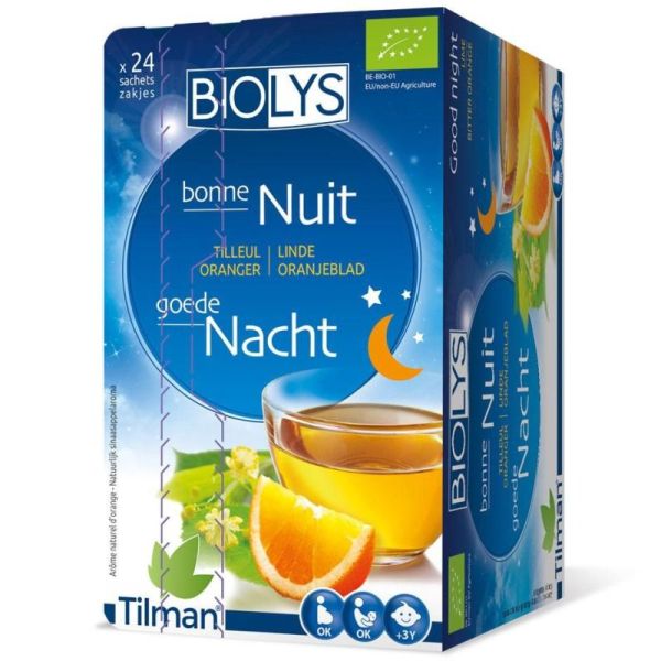 Biolys Tilleul-Oranger 24 Sachets