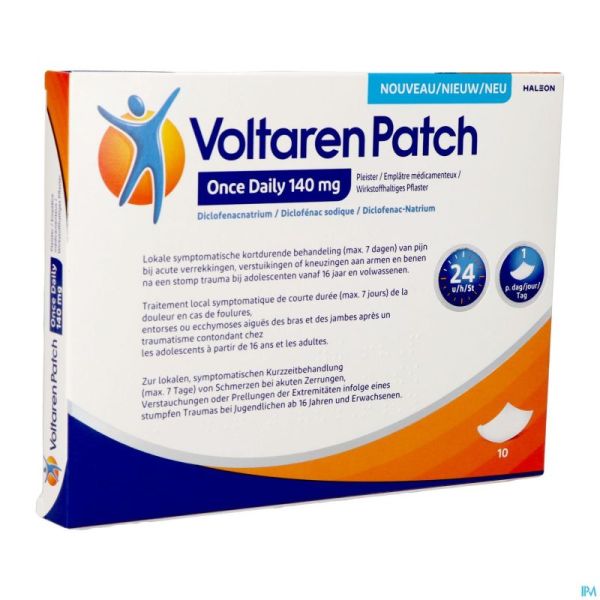 Voltaren Patch Once Daily 140mg 10 Emplâtres