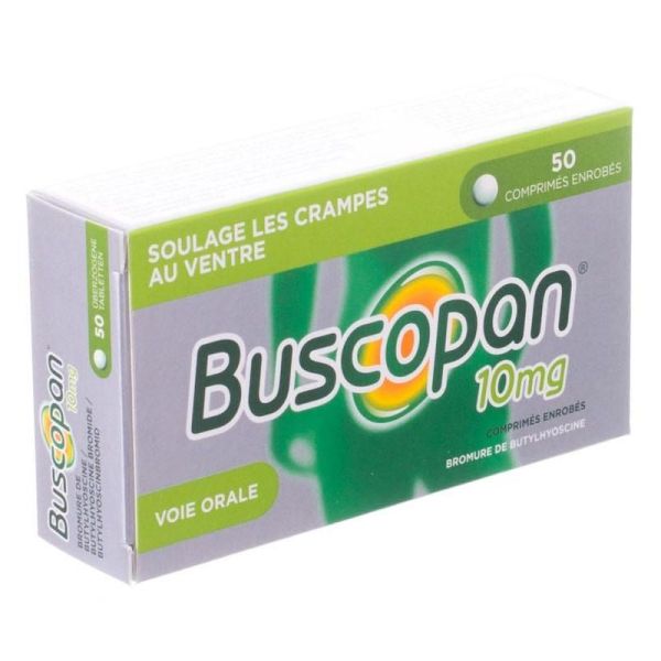 Buscopan 10mg 50 comprimés enrobés