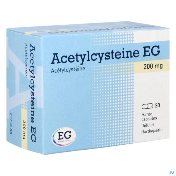 Acetylcysteine Capsules 30 x 200 mg