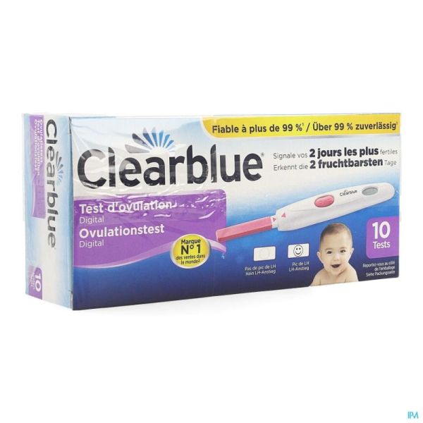 CLEARBLUE DIGITAL TEST OVULATION 10