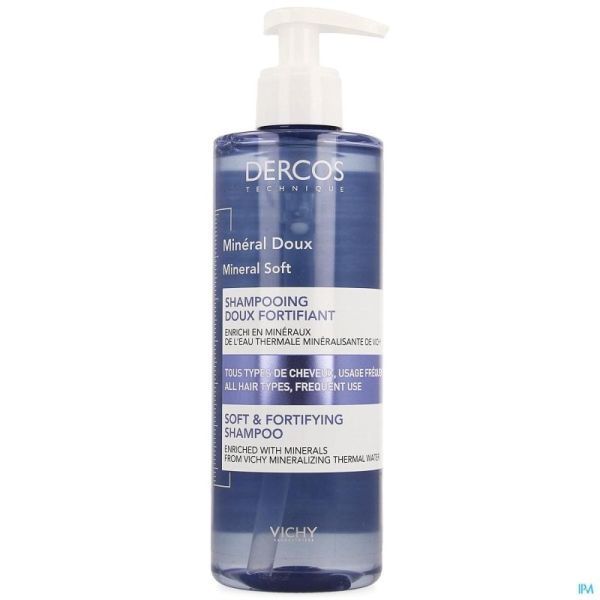 Dercos Minéral Doux Shampoing Doux Fortifiant 400 ml