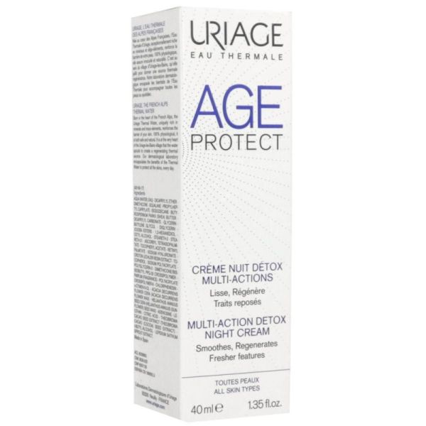 Age Protect Crème Nuit Detox Multi-Actions 40 ml